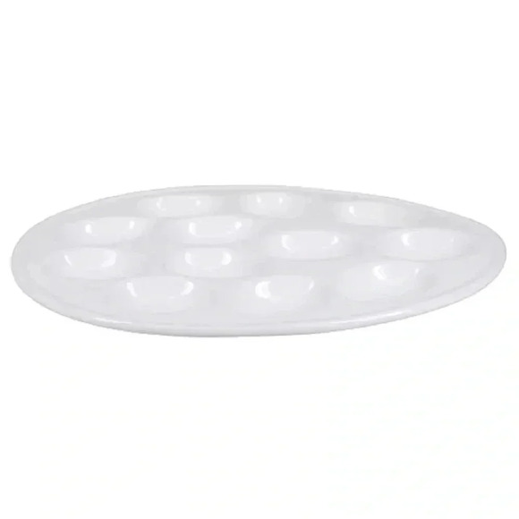 BIA CORDON BLEU Oval Deviled Egg Dishes - Set of 2 - Picture 2 of 7